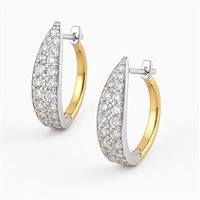 Earrings Idee Preziose dal 1987 Woman in Yellow Gold Zircone IP.OK18M/31 - IP.OK18M/31